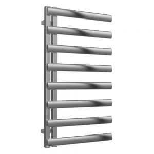Reina Cavo Brushed Stainless Steel Designer Towel Radiator 880 x 500mm
