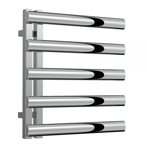Reina Cavo Polished Stainless Steel Designer Towel Radiator 530 x 500mm