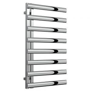 Reina Cavo Polished Stainless Steel Designer Towel Radiator 880 x 500mm