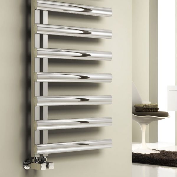 Reina Cavo Polished Stainless Steel Designer Towel Radiator 1580 x 500mm #2