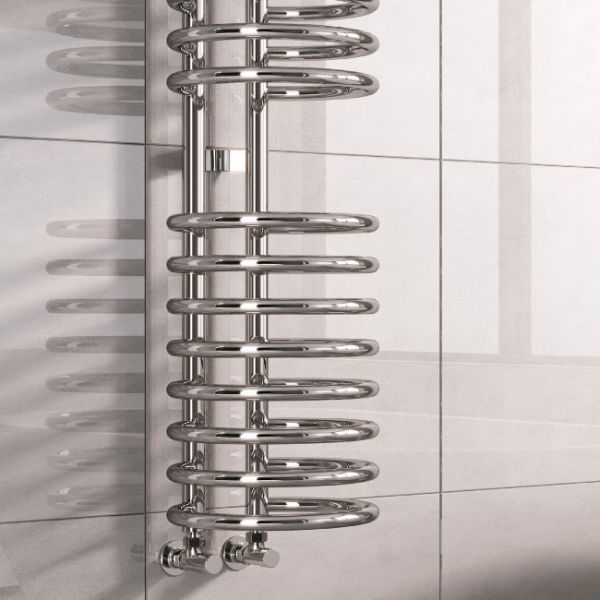 Reina Claro Chrome Designer Towel Radiator 1200 x 300mm #2