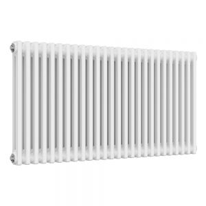 Reina Colona Traditional White 2 Column Radiator 600 x 1190mm