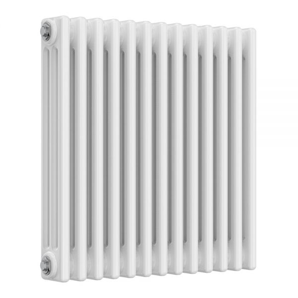 Reina Colona Traditional White 3 Column Radiator 600 x 605mm