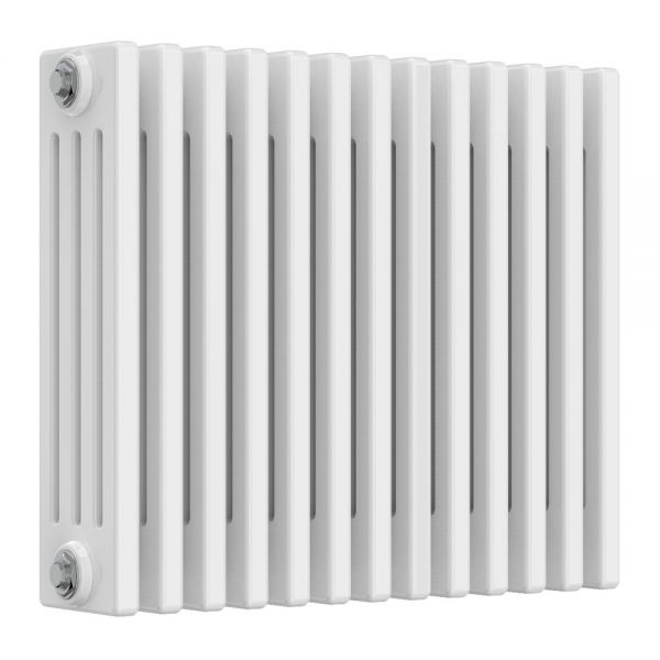 Reina Colona Traditional White 4 Column Radiator 500 x 605mm