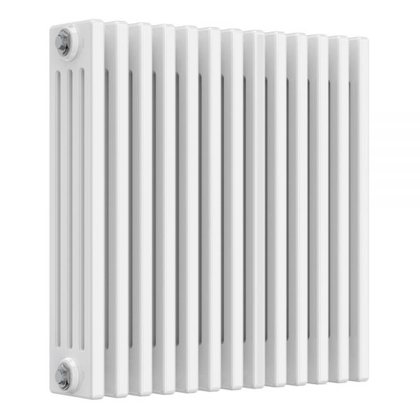 Reina Colona Traditional White 4 Column Radiator 600 x 605mm