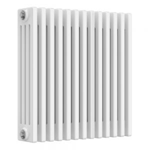 Reina Colona Traditional White 4 Column Radiator 600 x 605mm