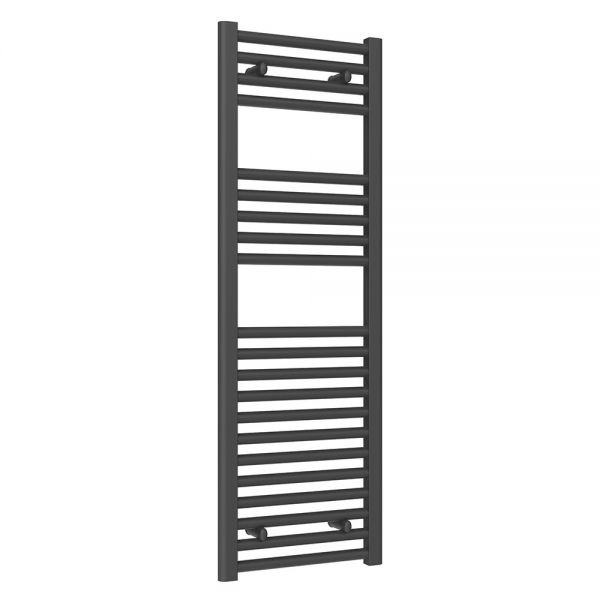Reina Diva Anthracite Heated Towel Rail 1200 x 400mm - AG40120AF