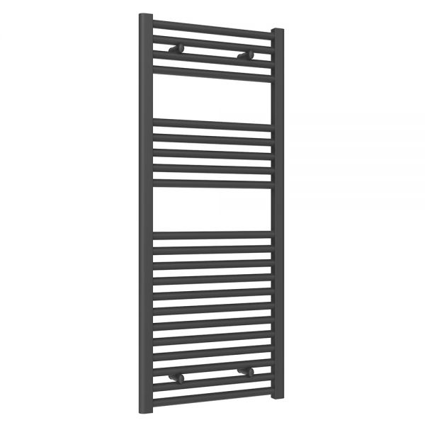 Reina Diva Anthracite Heated Towel Rail 1200 x 500mm