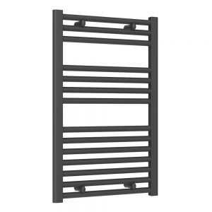 Reina Diva Anthracite Heated Towel Rail 800 x 500mm