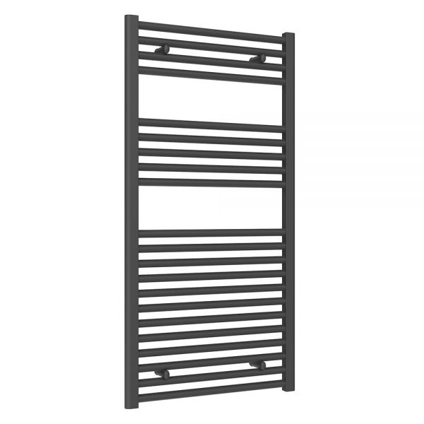 Reina Diva Anthracite Heated Towel Rail 1200 x 600mm - AG60120AF