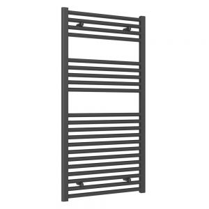 Reina Diva Anthracite Heated Towel Rail 1200 x 600mm