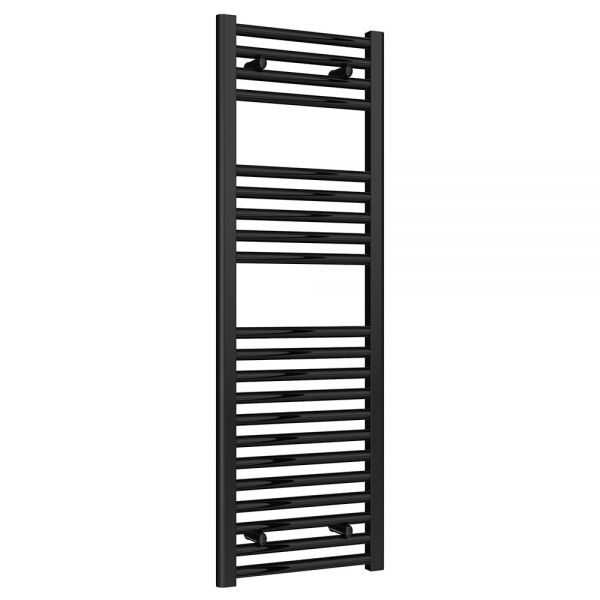 Reina Diva Black Heated Towel Rail 1200 x 400mm