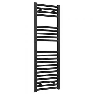 Reina Diva Black Heated Towel Rail 1200 x 400mm