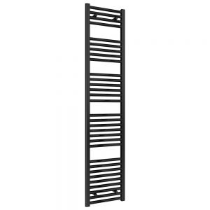 Reina Diva Black Heated Towel Rail 1800 x 400mm