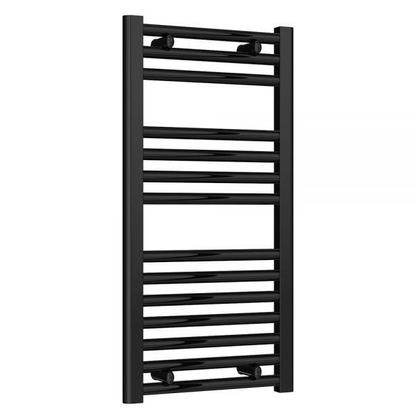 Reina Diva Black Heated Towel Rail 800 x 400mm