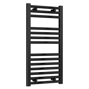 Reina Diva Black Heated Towel Rail 800 x 400mm