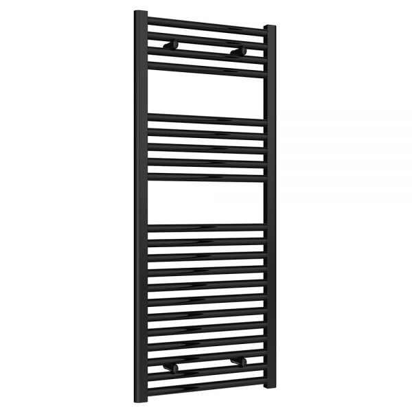 Reina Diva Black Heated Towel Rail 1200 x 500mm