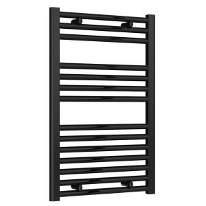 Reina Diva Black Heated Towel Rail 800 x 500mm