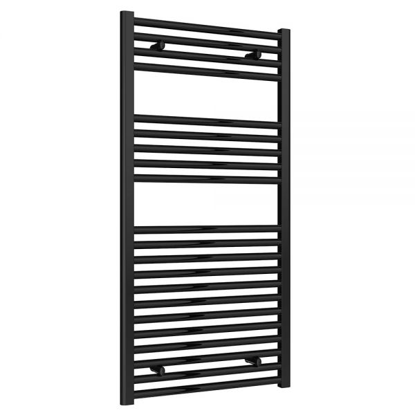 Reina Diva Black Heated Towel Rail 1200 x 600mm