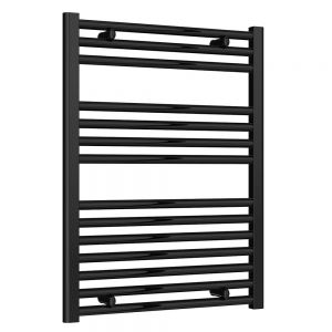 Reina Diva Black Heated Towel Rail 800 x 600mm