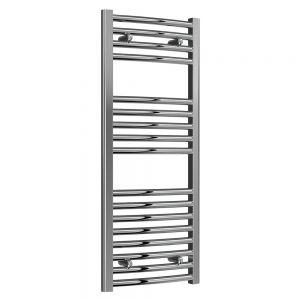 Reina Diva Chrome Curved Heated Towel Rail 1000 x 400mm