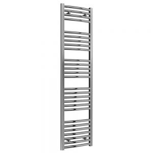 Reina Diva Chrome Curved Heated Towel Rail 1600 x 400mm