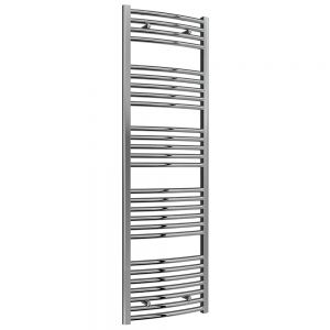 Reina Diva Chrome Curved Heated Towel Rail 1600 x 500mm