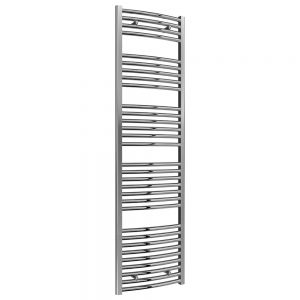 Reina Diva Chrome Curved Heated Towel Rail 1800 x 500mm
