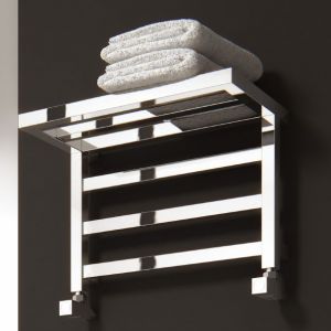 Reina Elvina Chrome Designer Towel Radiator 350 x 500mm