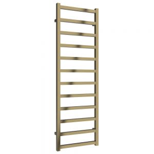 Reina Fano Satin Bronze Designer Towel Radiator 1500 x 485mm