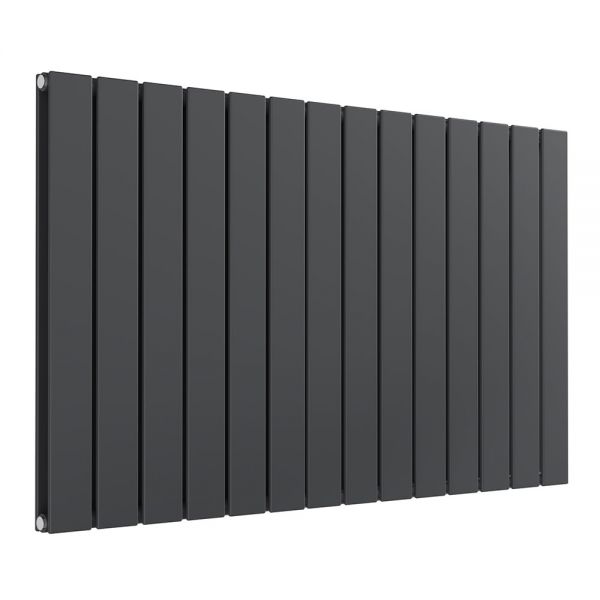 Reina Flat Anthracite Double Panel Radiator 600 x 1032mm