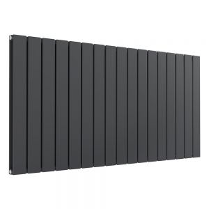 Reina Flat Anthracite Double Panel Radiator 600 x 1254mm
