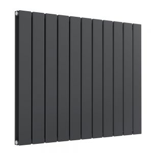 Reina Flat Anthracite Double Panel Radiator 600 x 810mm