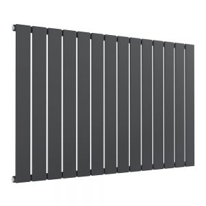 Reina Flat Anthracite Single Panel Radiator 600 x 1032mm