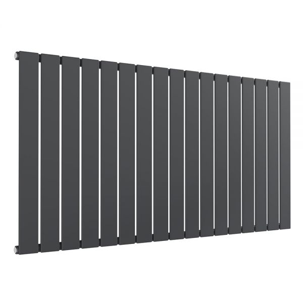 Reina Flat Anthracite Single Panel Radiator 600 x 1254mm