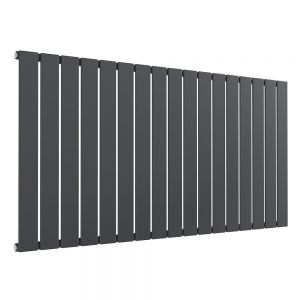 Reina Flat Anthracite Single Panel Radiator 600 x 1254mm