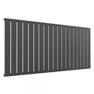 Reina Flat Anthracite Single Panel Radiator 600 x 1402mm