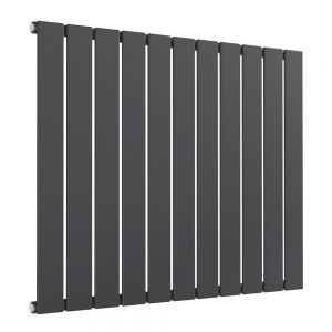 Reina Flat Anthracite Single Panel Radiator 600 x 810mm