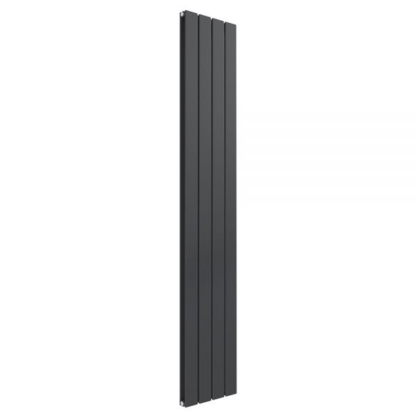 Reina Flat Anthracite Double Panel Radiator 1600 x 292mm