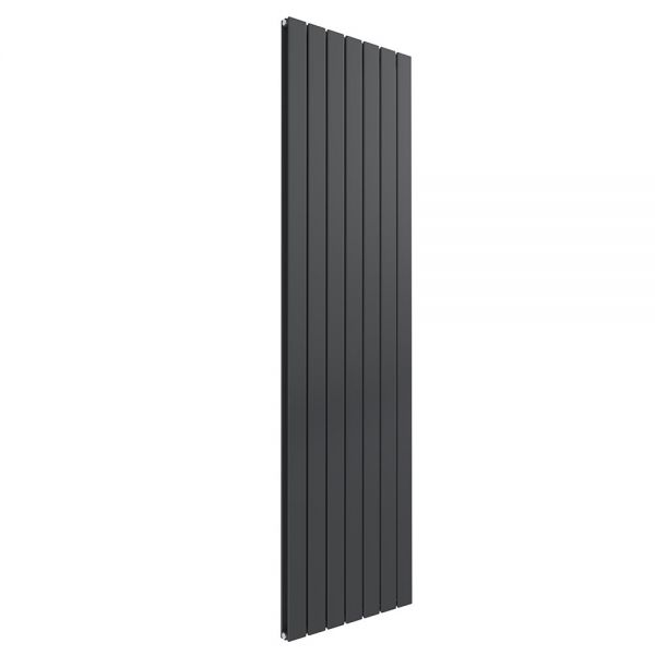 Reina Flat Anthracite Double Panel Radiator 1800 x 514mm