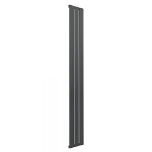 Reina Flat Anthracite Single Panel Radiator 1600 x 218mm