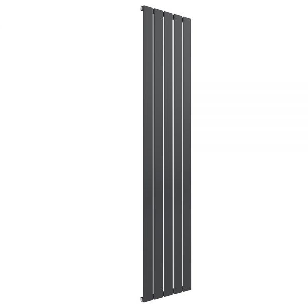 Reina Flat Anthracite Single Panel Radiator 1600 x 366mm