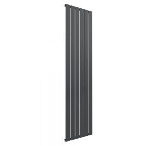Reina Flat Anthracite Single Panel Radiator 1600 x 440mm