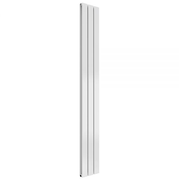 Reina Flat White Double Panel Radiator 1600 x 218mm