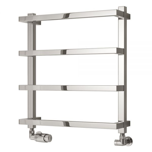 Reina Glora Chrome Designer Towel Radiator 555 x 500mm