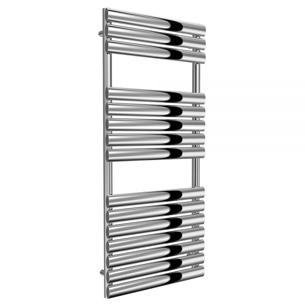 Reina Helin Polished Stainless Steel Designer Towel Radiator 1120 x 500mm