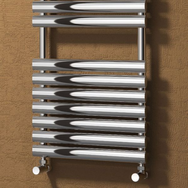 Reina Helin Polished Stainless Steel Designer Towel Radiator 1120 x 500mm #2