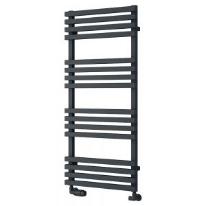 Reina Kale Anthracite Designer Towel Radiator 1126 x 500mm