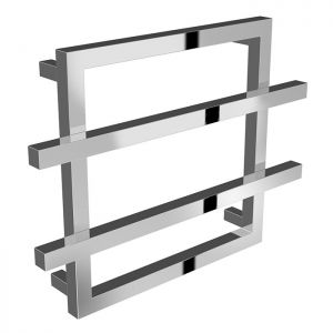 Reina Lago 2 Chrome Designer Towel Radiator 450 x 600mm