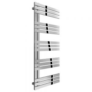 Reina Lovere Polished Stainless Steel Designer Towel Radiator 1230 x 500mm